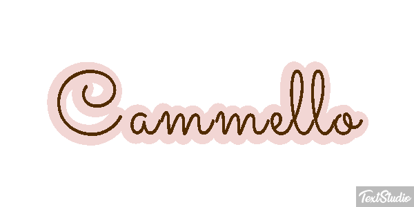Cammello Effetto testo