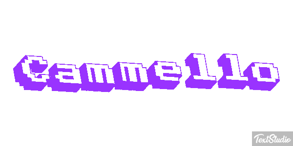 Cammello Effetto testo