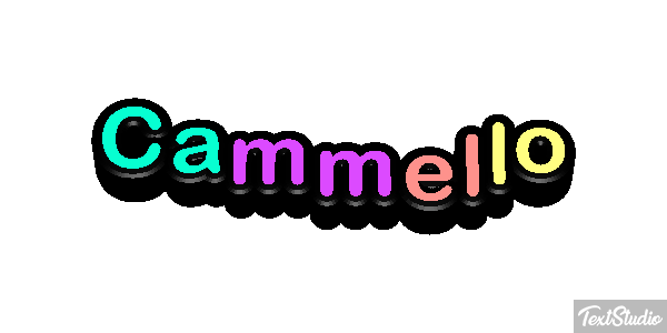 Cammello Effetto testo