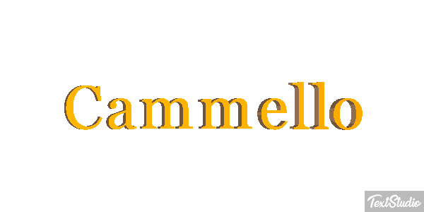 Cammello Effetto testo