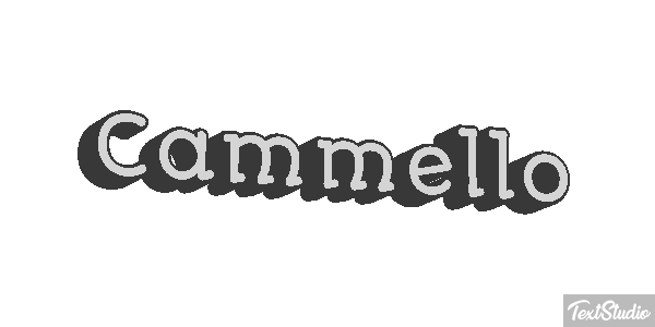 Cammello Effetto testo