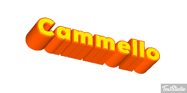 Cammello Effetto testo