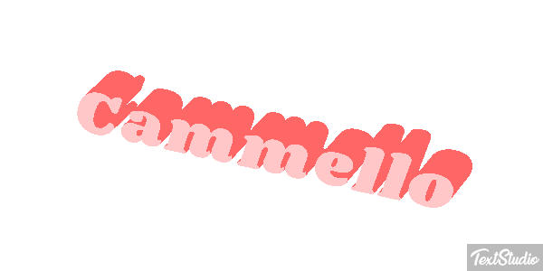 Cammello Effetto testo