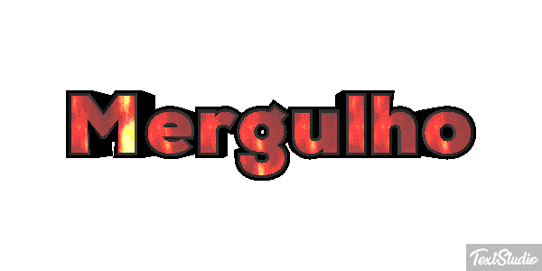 Mergulho Efeito do texto