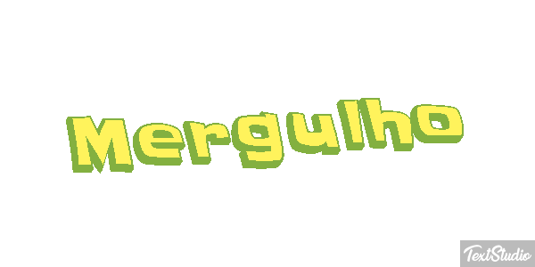 Mergulho Efeito do texto