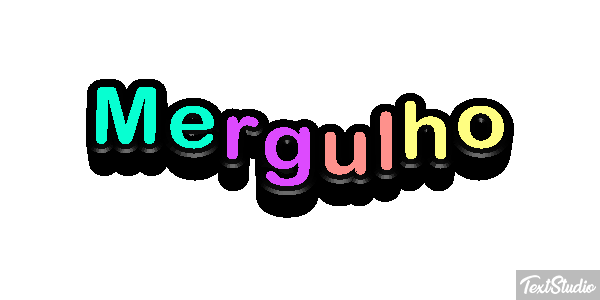 Mergulho Efeito do texto