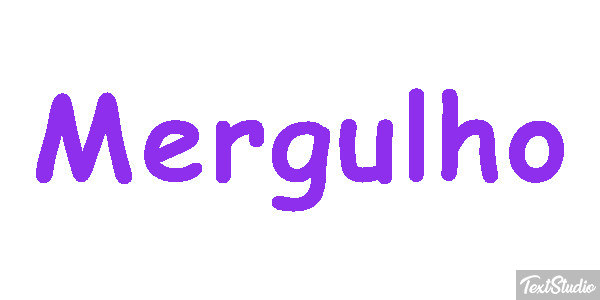 Mergulho Efeito do texto