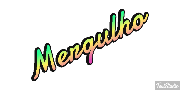 Mergulho Efeito do texto