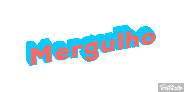 Mergulho Efeito do texto