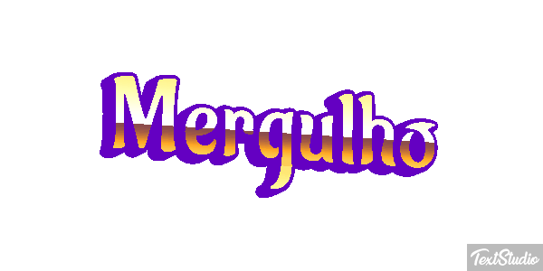 Mergulho Efeito do texto