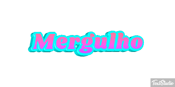 Mergulho Efeito do texto