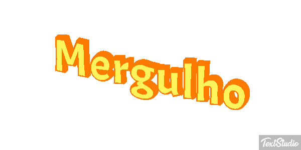 Mergulho Efeito do texto