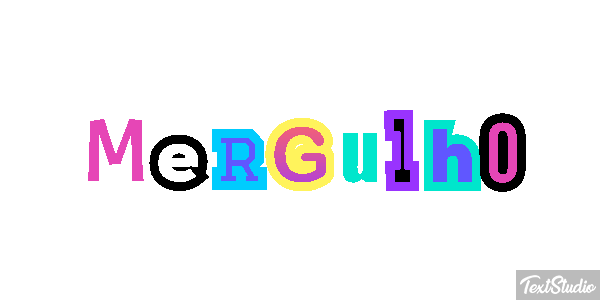 Mergulho Efeito do texto