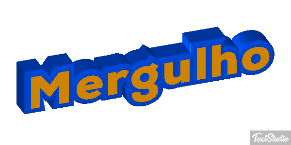 Mergulho Efeito do texto