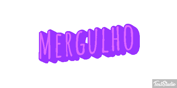 Mergulho Efeito do texto