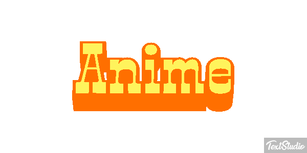 Anime Text effect