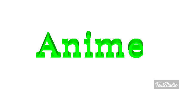 Anime Text effect