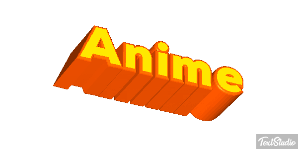 Anime Text effect