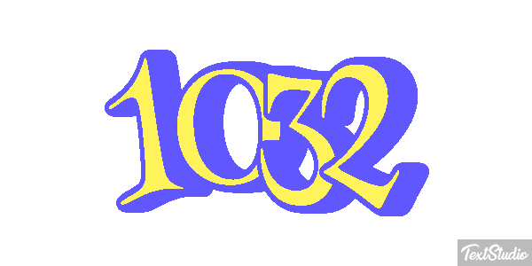 1032 Text effect