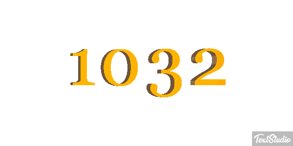 1032 Text effect