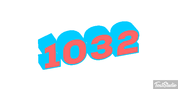 1032 Text effect