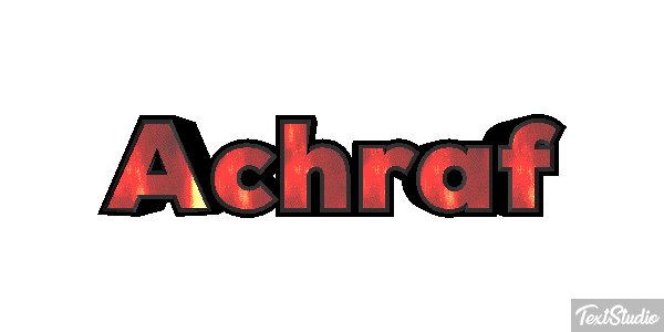 Achraf Text effect