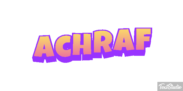 Achraf Text effect