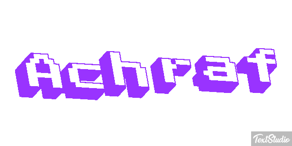 Achraf Text effect