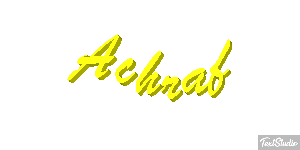 Achraf Text effect