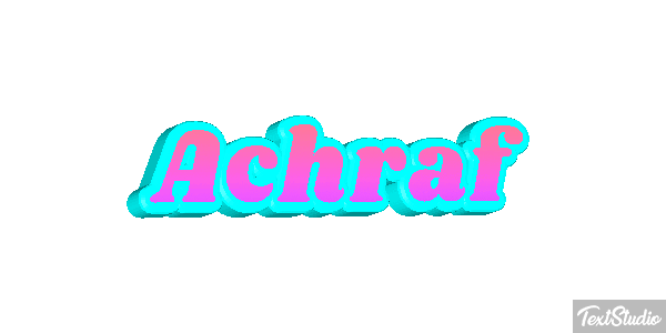 Achraf Text effect