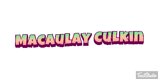Macaulay Culkin Efeito do texto