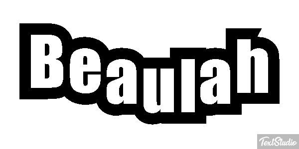 Beaulah Text effect