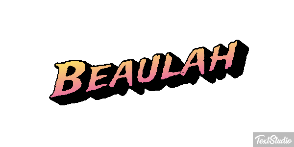 Beaulah Text effect
