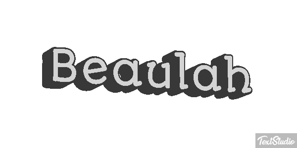 Beaulah Text effect