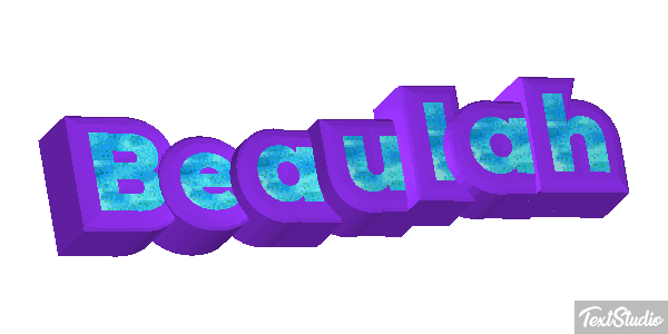 Beaulah Text effect