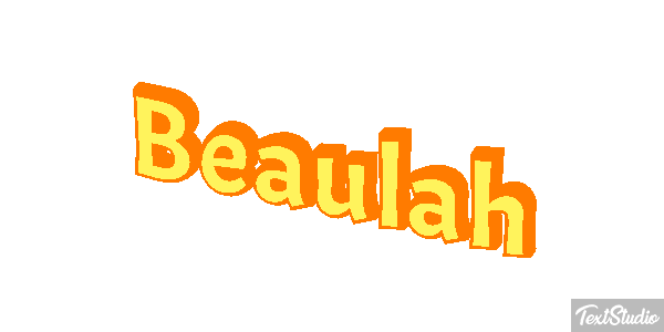 Beaulah Text effect