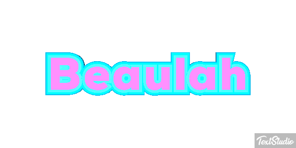 Beaulah Text effect