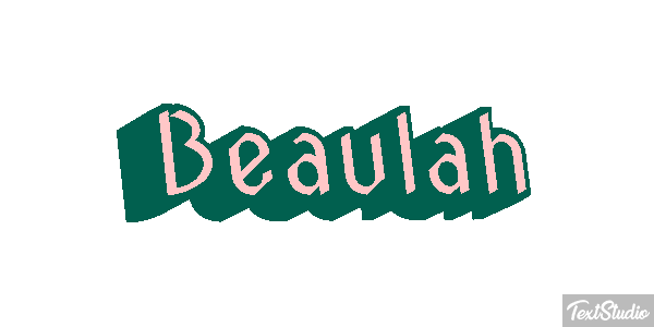 Beaulah Text effect