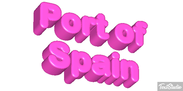 Port of Spain Effetto testo