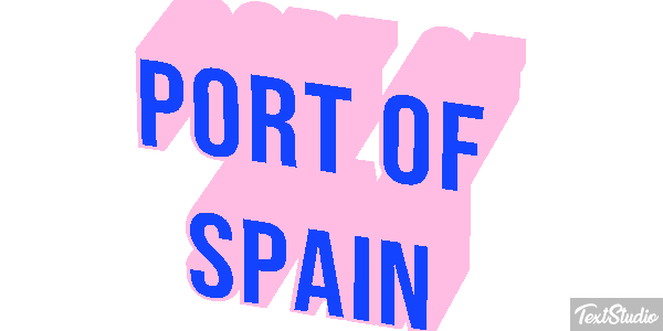 Port of Spain Effetto testo