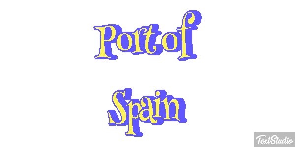 Port of Spain Effetto testo