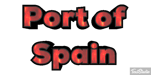 Port of Spain Effetto testo