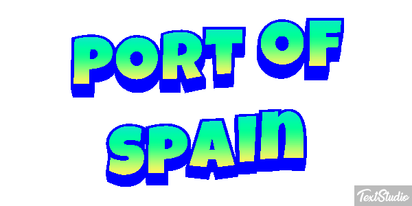Port of Spain Effetto testo