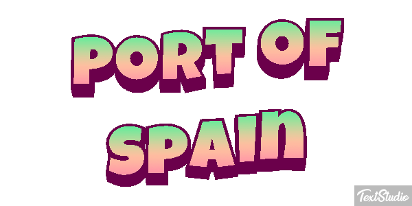 Port of Spain Effetto testo