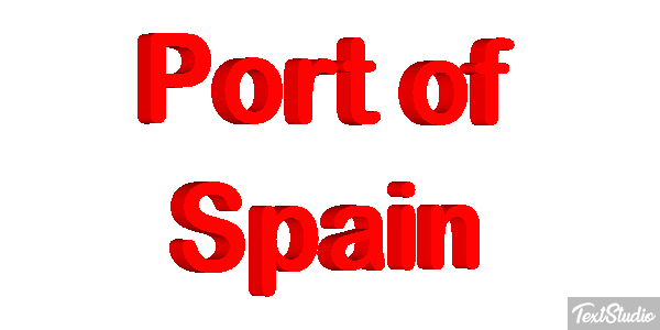 Port of Spain Effetto testo