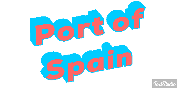 Port of Spain Effetto testo