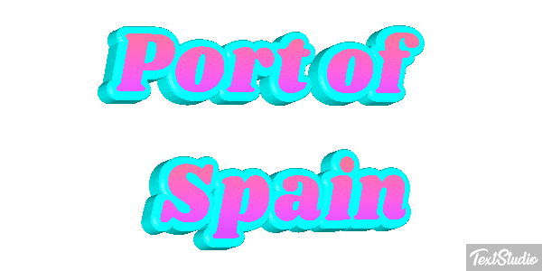 Port of Spain Effetto testo