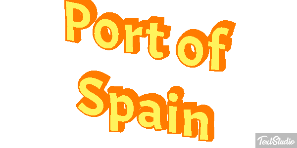 Port of Spain Effetto testo