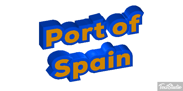 Port of Spain Effetto testo