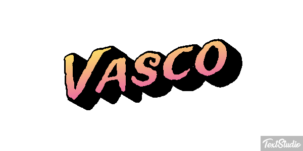 Vasco Effetto testo